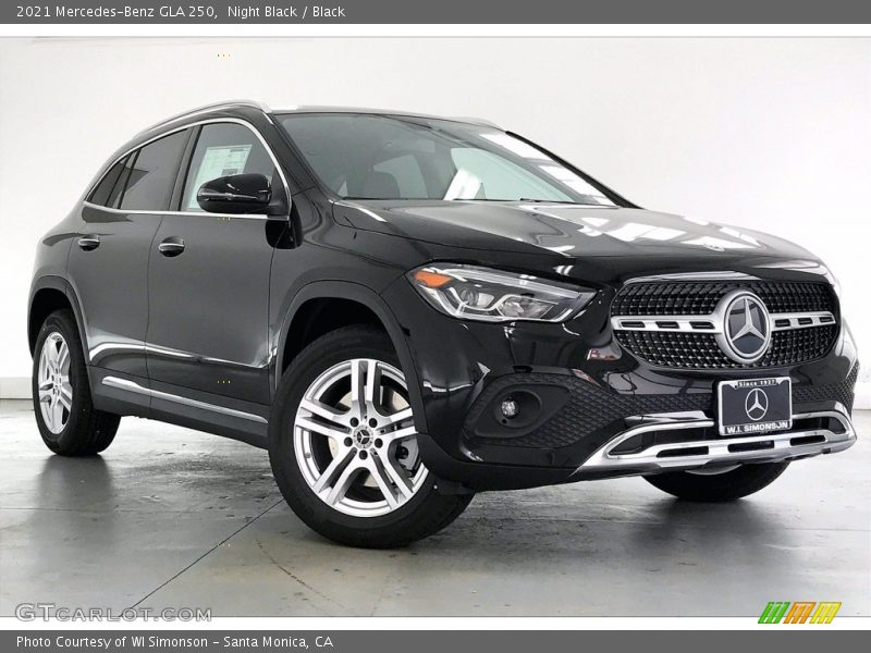 Night Black / Black 2021 Mercedes-Benz GLA 250