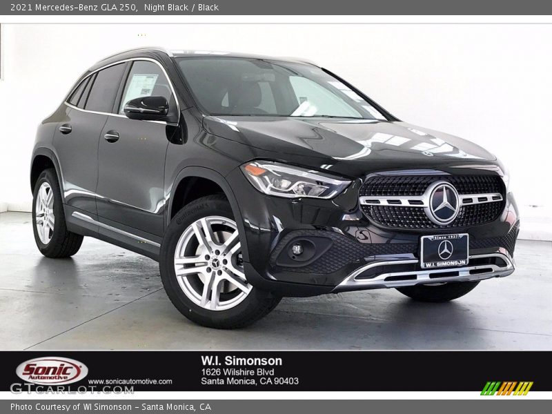 Night Black / Black 2021 Mercedes-Benz GLA 250