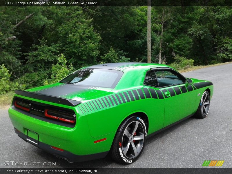 Green Go / Black 2017 Dodge Challenger R/T Shaker