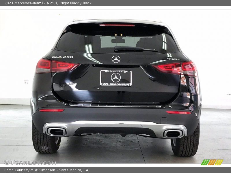 Night Black / Black 2021 Mercedes-Benz GLA 250