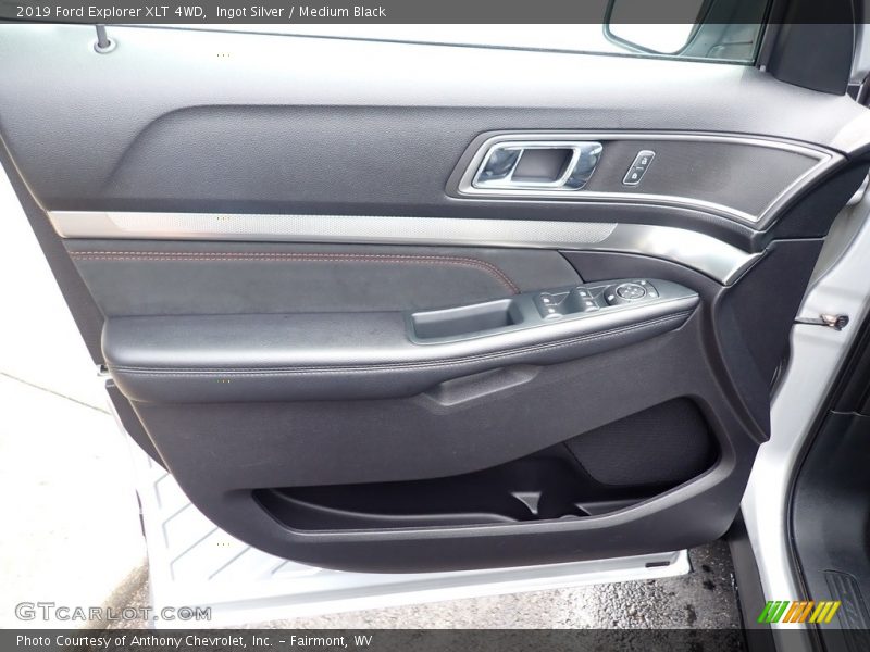Ingot Silver / Medium Black 2019 Ford Explorer XLT 4WD