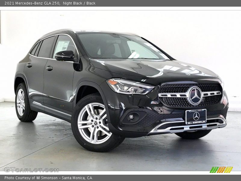 Night Black / Black 2021 Mercedes-Benz GLA 250