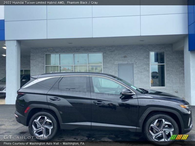 Phantom Black / Gray 2022 Hyundai Tucson Limited Hybrid AWD