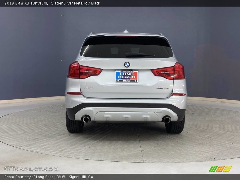 Glacier Silver Metallic / Black 2019 BMW X3 sDrive30i