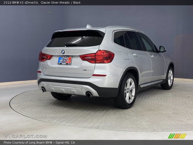 Glacier Silver Metallic / Black 2019 BMW X3 sDrive30i