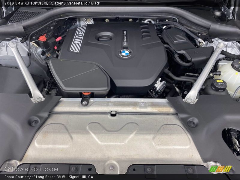 Glacier Silver Metallic / Black 2019 BMW X3 sDrive30i