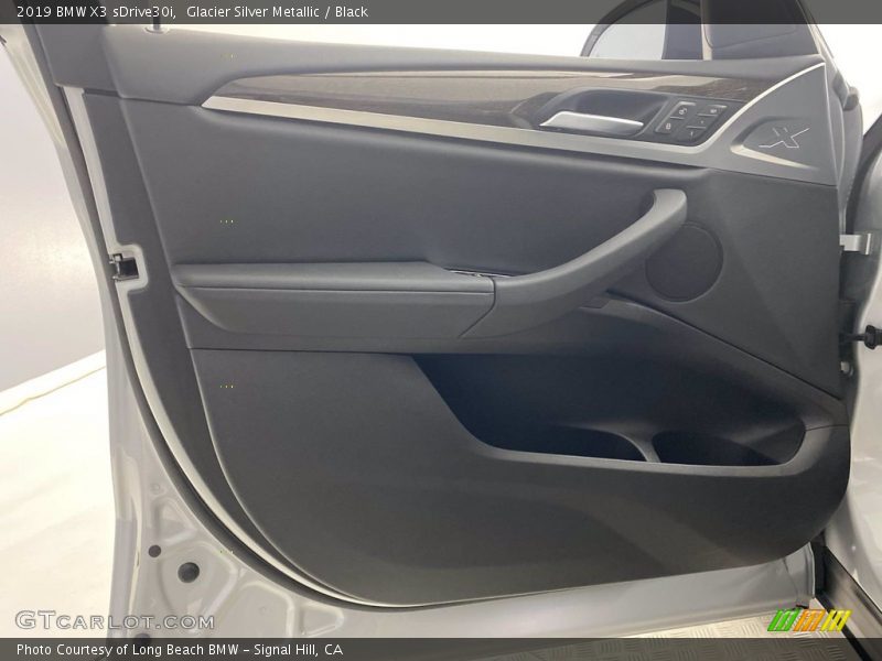 Glacier Silver Metallic / Black 2019 BMW X3 sDrive30i
