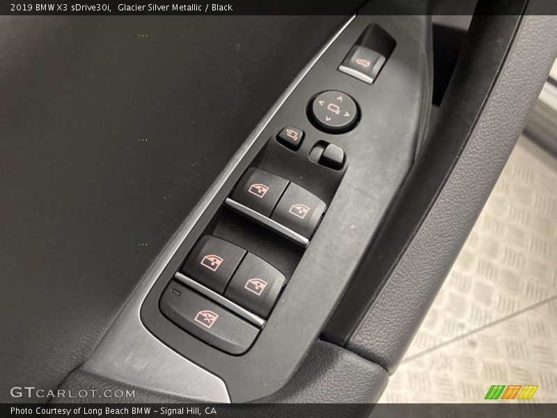 Glacier Silver Metallic / Black 2019 BMW X3 sDrive30i