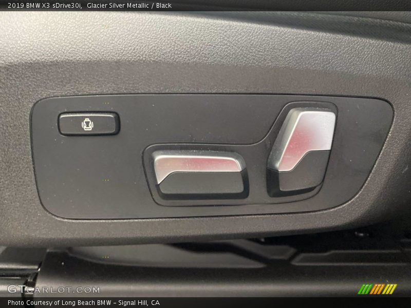 Glacier Silver Metallic / Black 2019 BMW X3 sDrive30i