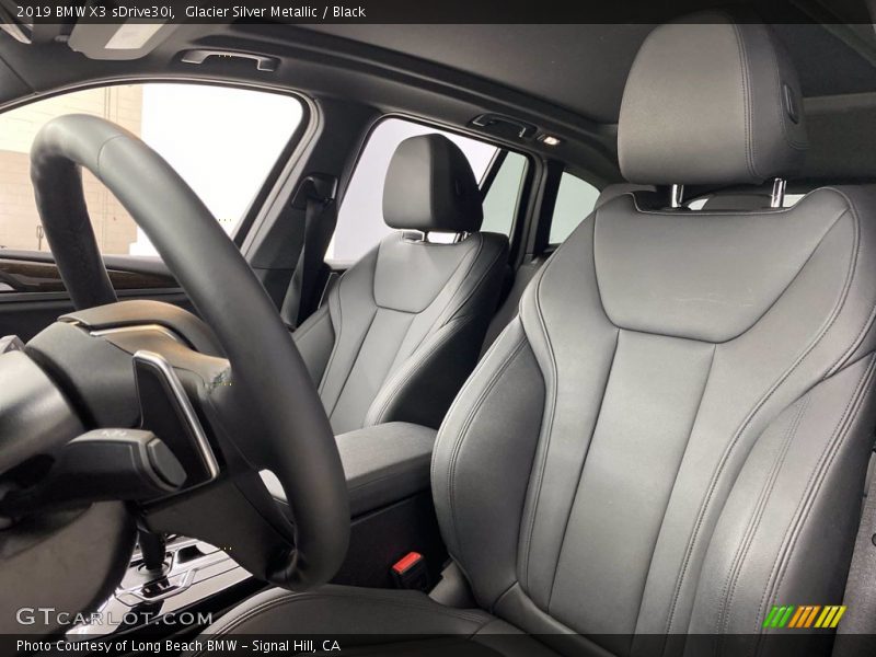 Glacier Silver Metallic / Black 2019 BMW X3 sDrive30i