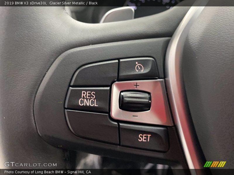 Glacier Silver Metallic / Black 2019 BMW X3 sDrive30i