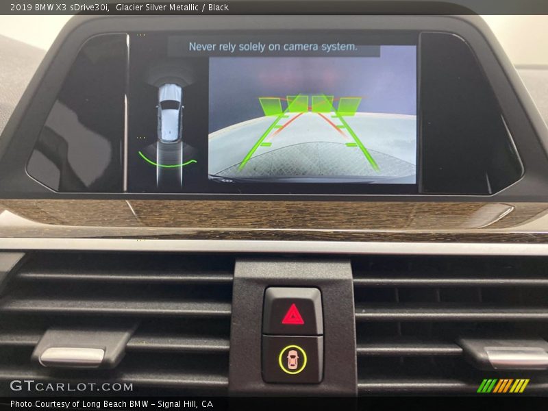 Glacier Silver Metallic / Black 2019 BMW X3 sDrive30i