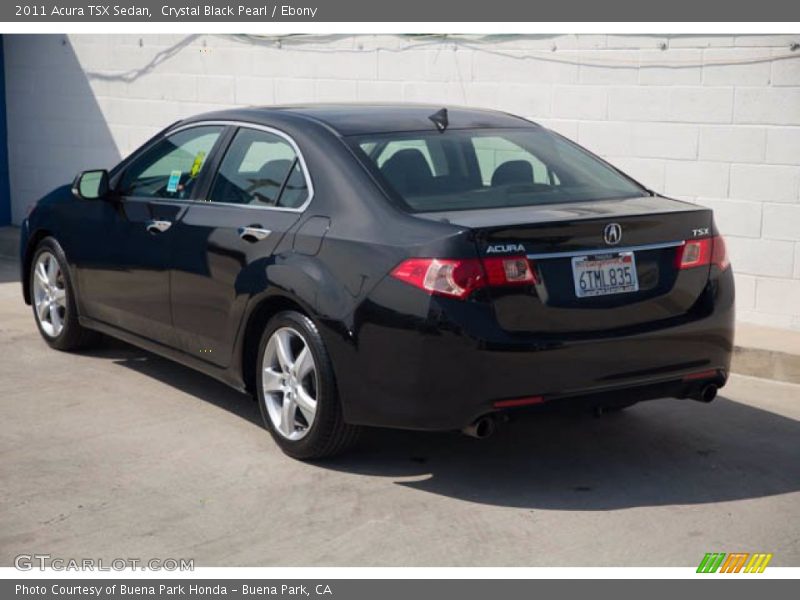 Crystal Black Pearl / Ebony 2011 Acura TSX Sedan