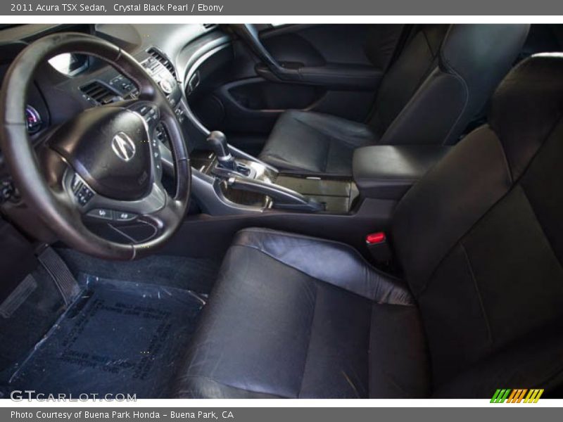 Crystal Black Pearl / Ebony 2011 Acura TSX Sedan