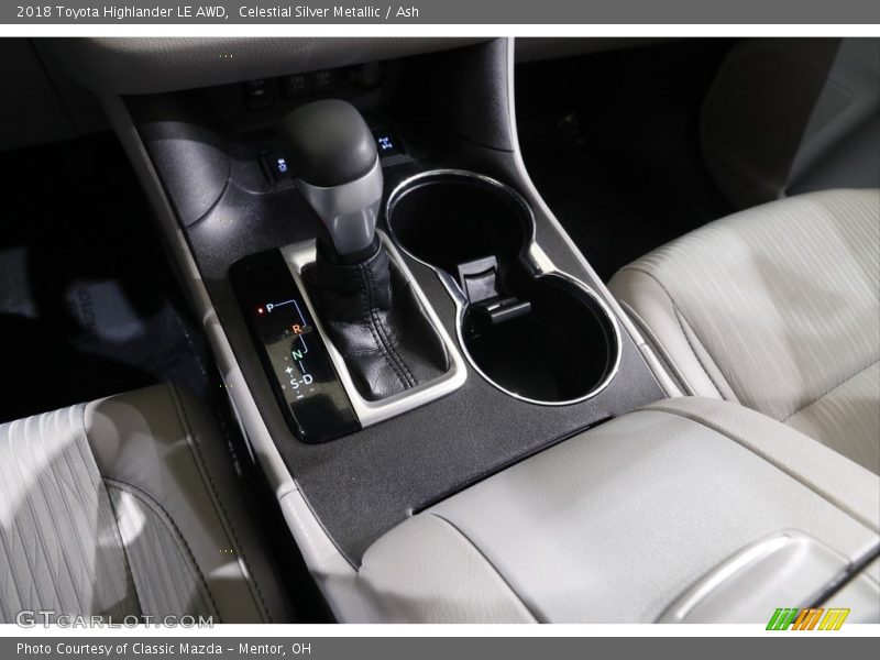 Celestial Silver Metallic / Ash 2018 Toyota Highlander LE AWD