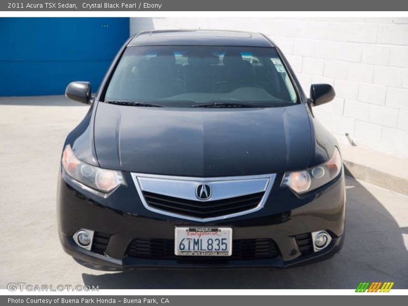 Crystal Black Pearl / Ebony 2011 Acura TSX Sedan