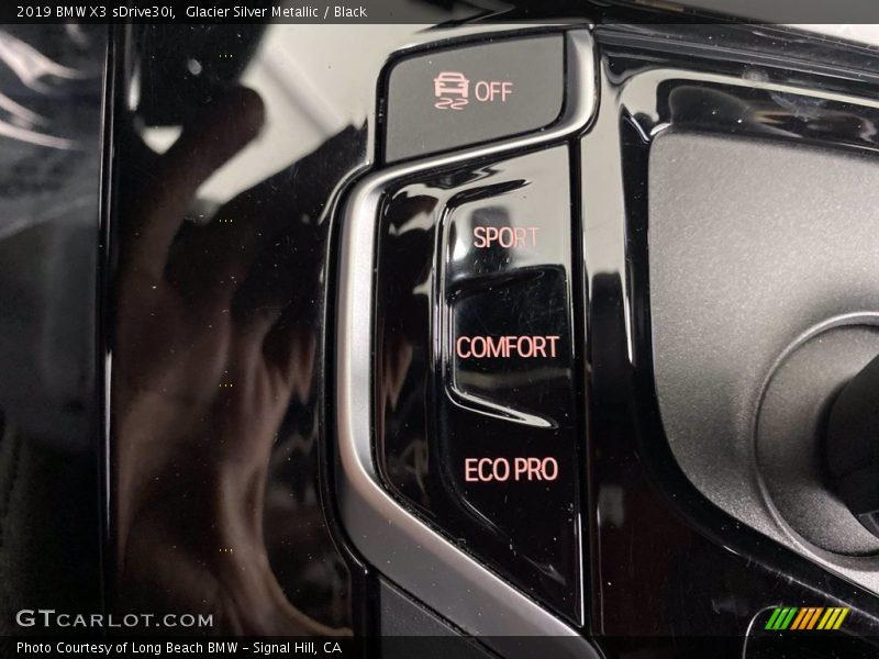Glacier Silver Metallic / Black 2019 BMW X3 sDrive30i