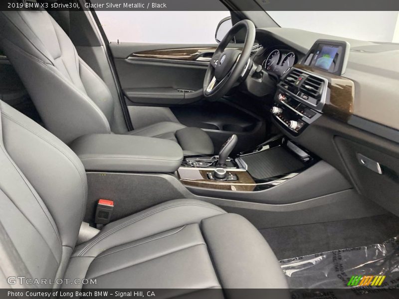 Glacier Silver Metallic / Black 2019 BMW X3 sDrive30i
