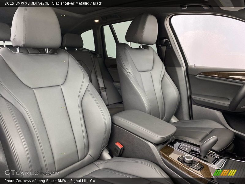Glacier Silver Metallic / Black 2019 BMW X3 sDrive30i