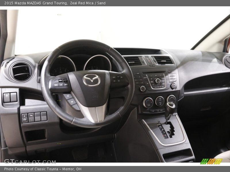 Dashboard of 2015 MAZDA5 Grand Touring