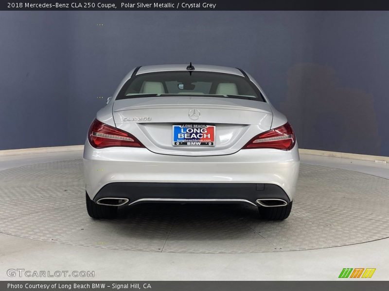 Polar Silver Metallic / Crystal Grey 2018 Mercedes-Benz CLA 250 Coupe