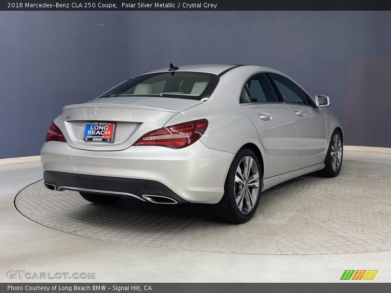 Polar Silver Metallic / Crystal Grey 2018 Mercedes-Benz CLA 250 Coupe