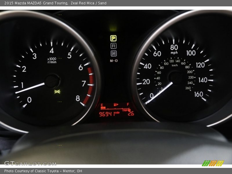  2015 MAZDA5 Grand Touring Grand Touring Gauges