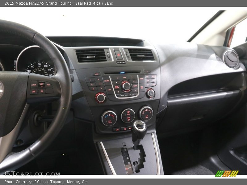 Dashboard of 2015 MAZDA5 Grand Touring