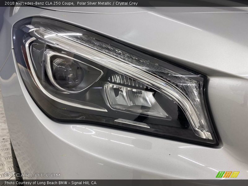 Polar Silver Metallic / Crystal Grey 2018 Mercedes-Benz CLA 250 Coupe