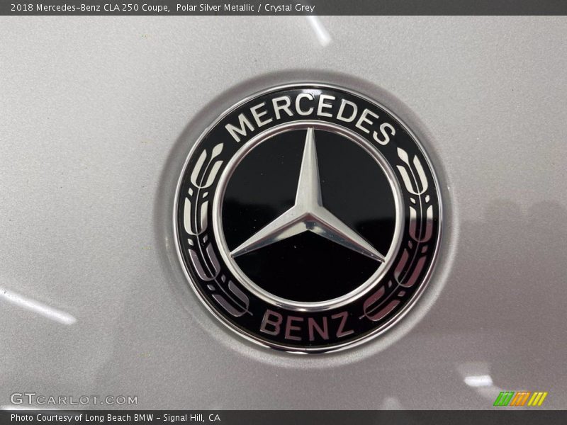 Polar Silver Metallic / Crystal Grey 2018 Mercedes-Benz CLA 250 Coupe