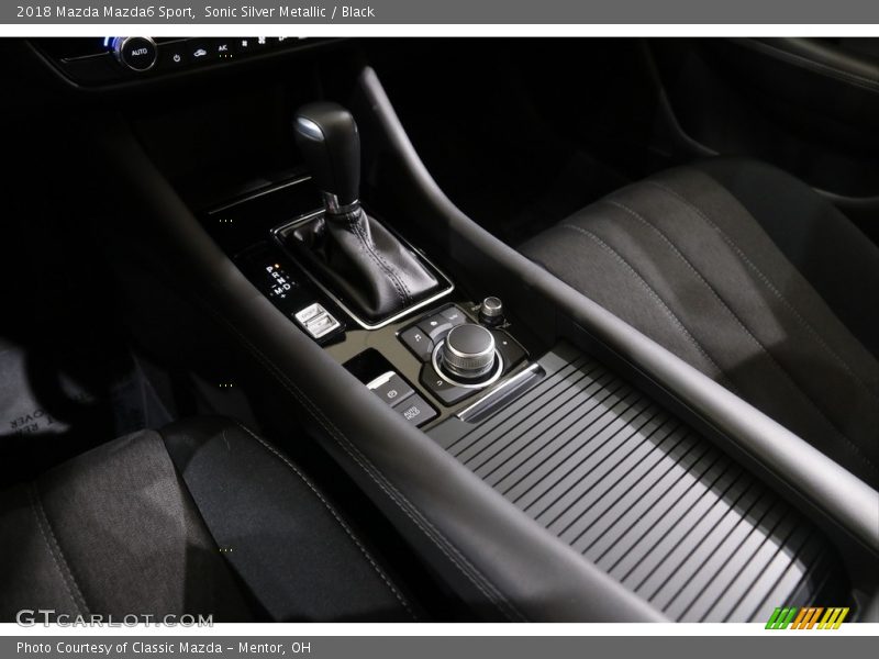 Sonic Silver Metallic / Black 2018 Mazda Mazda6 Sport