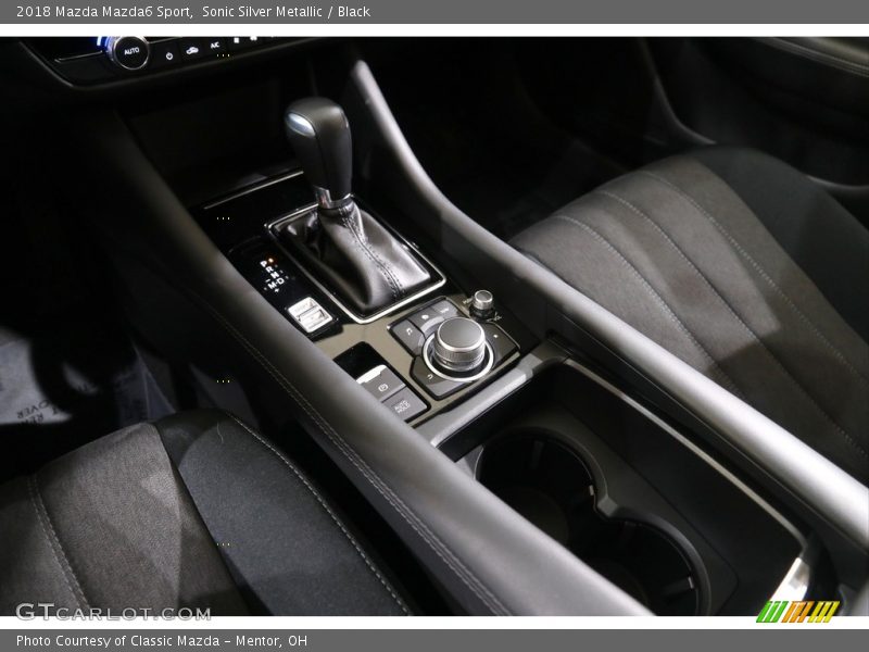 Sonic Silver Metallic / Black 2018 Mazda Mazda6 Sport