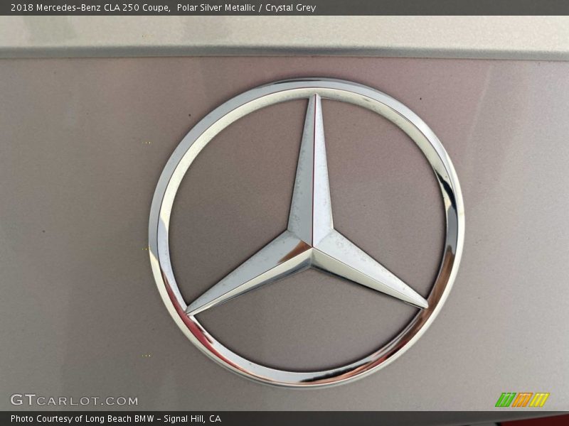 Polar Silver Metallic / Crystal Grey 2018 Mercedes-Benz CLA 250 Coupe