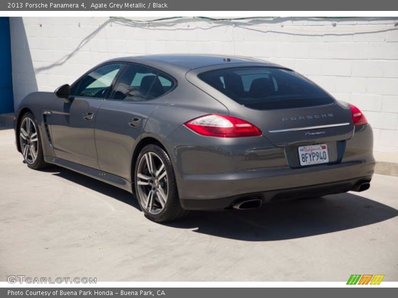 Agate Grey Metallic / Black 2013 Porsche Panamera 4