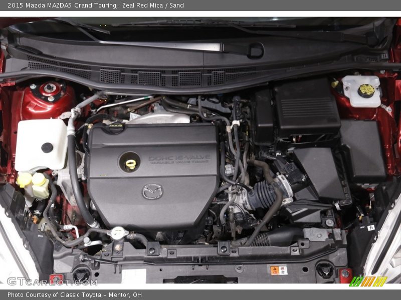  2015 MAZDA5 Grand Touring Engine - 2.5 Liter DOHC 16-Valve VVT 4 Cylinder