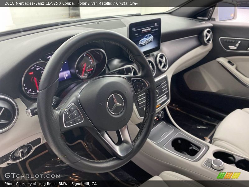 Polar Silver Metallic / Crystal Grey 2018 Mercedes-Benz CLA 250 Coupe
