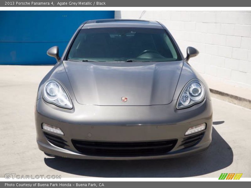 Agate Grey Metallic / Black 2013 Porsche Panamera 4