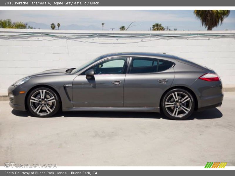 Agate Grey Metallic / Black 2013 Porsche Panamera 4