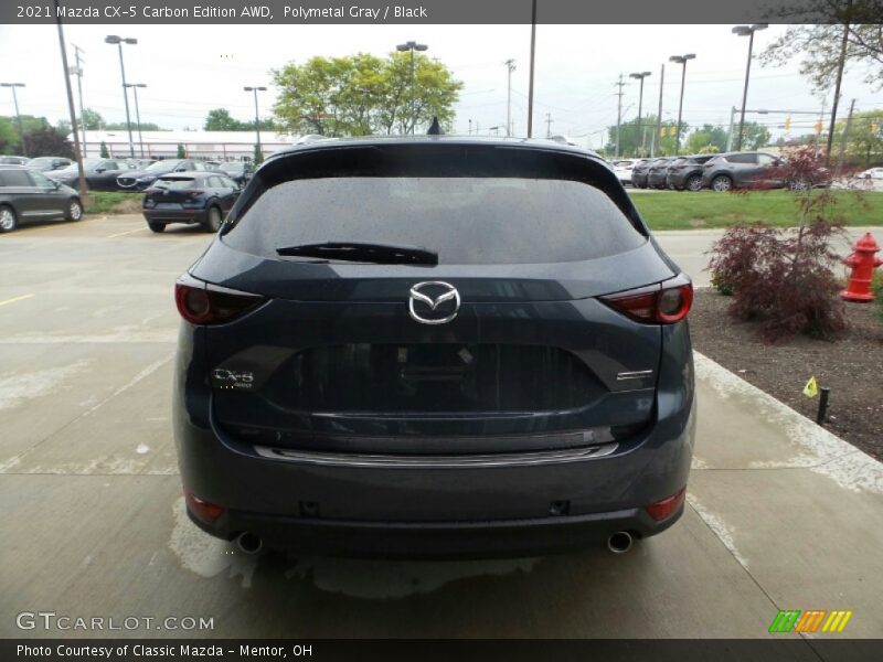 Polymetal Gray / Black 2021 Mazda CX-5 Carbon Edition AWD