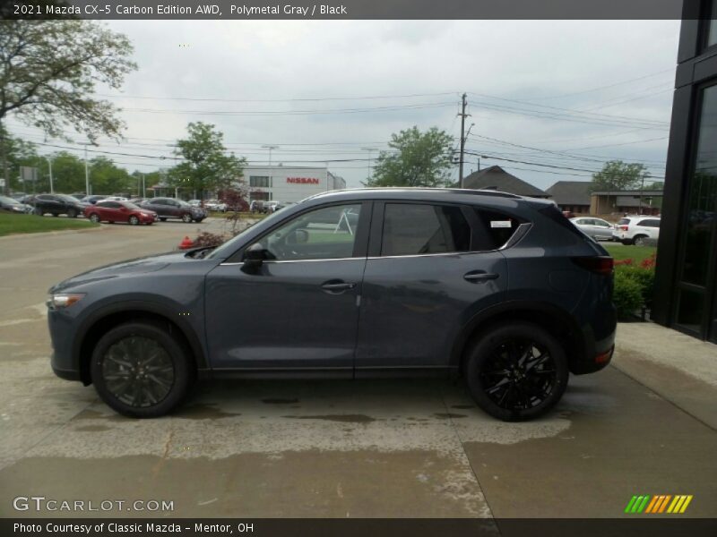 Polymetal Gray / Black 2021 Mazda CX-5 Carbon Edition AWD