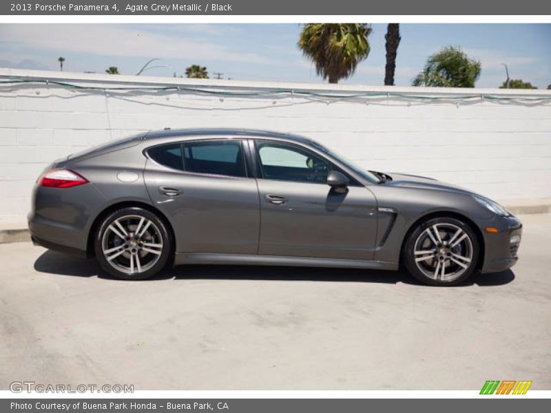 Agate Grey Metallic / Black 2013 Porsche Panamera 4