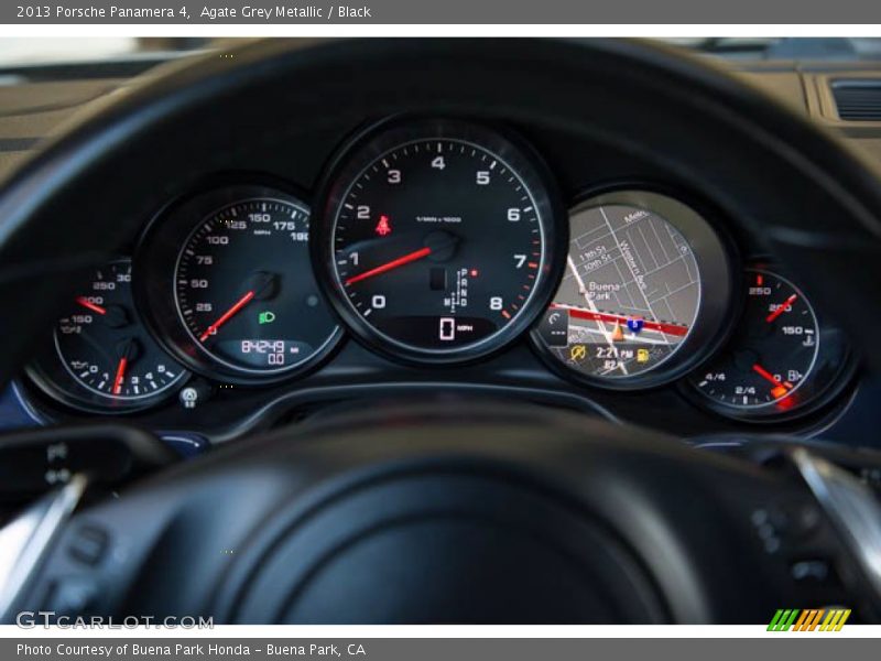 Agate Grey Metallic / Black 2013 Porsche Panamera 4