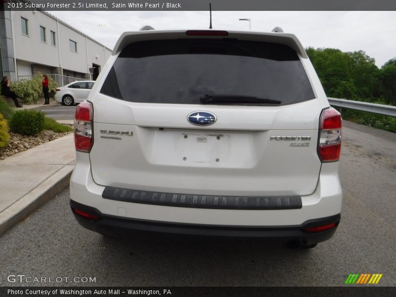 Satin White Pearl / Black 2015 Subaru Forester 2.5i Limited