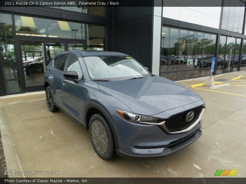 Polymetal Gray / Black 2021 Mazda CX-5 Carbon Edition AWD