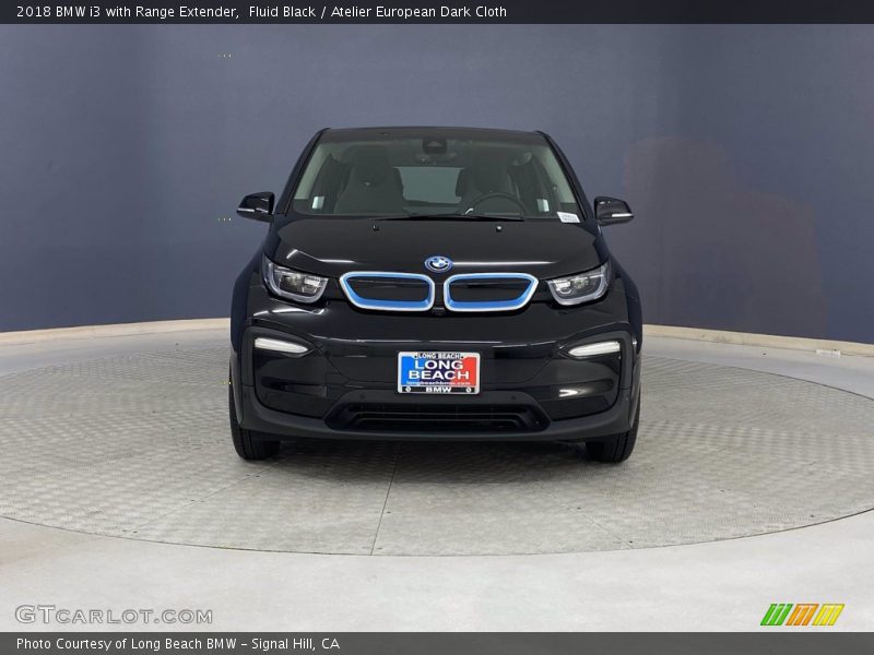 Fluid Black / Atelier European Dark Cloth 2018 BMW i3 with Range Extender