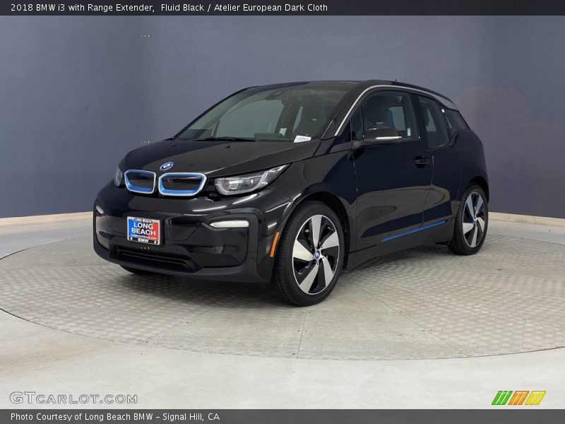 Fluid Black / Atelier European Dark Cloth 2018 BMW i3 with Range Extender