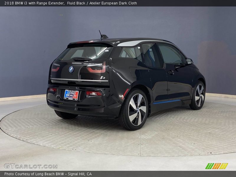 Fluid Black / Atelier European Dark Cloth 2018 BMW i3 with Range Extender