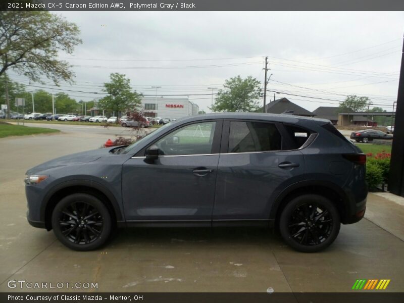 Polymetal Gray / Black 2021 Mazda CX-5 Carbon Edition AWD