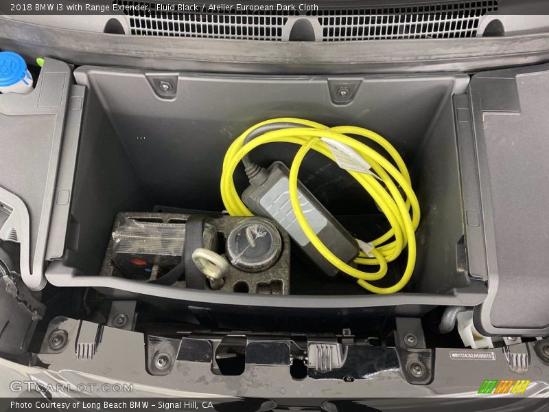 Fluid Black / Atelier European Dark Cloth 2018 BMW i3 with Range Extender