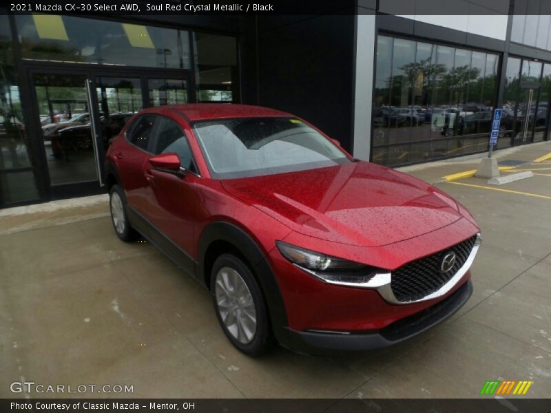 Soul Red Crystal Metallic / Black 2021 Mazda CX-30 Select AWD